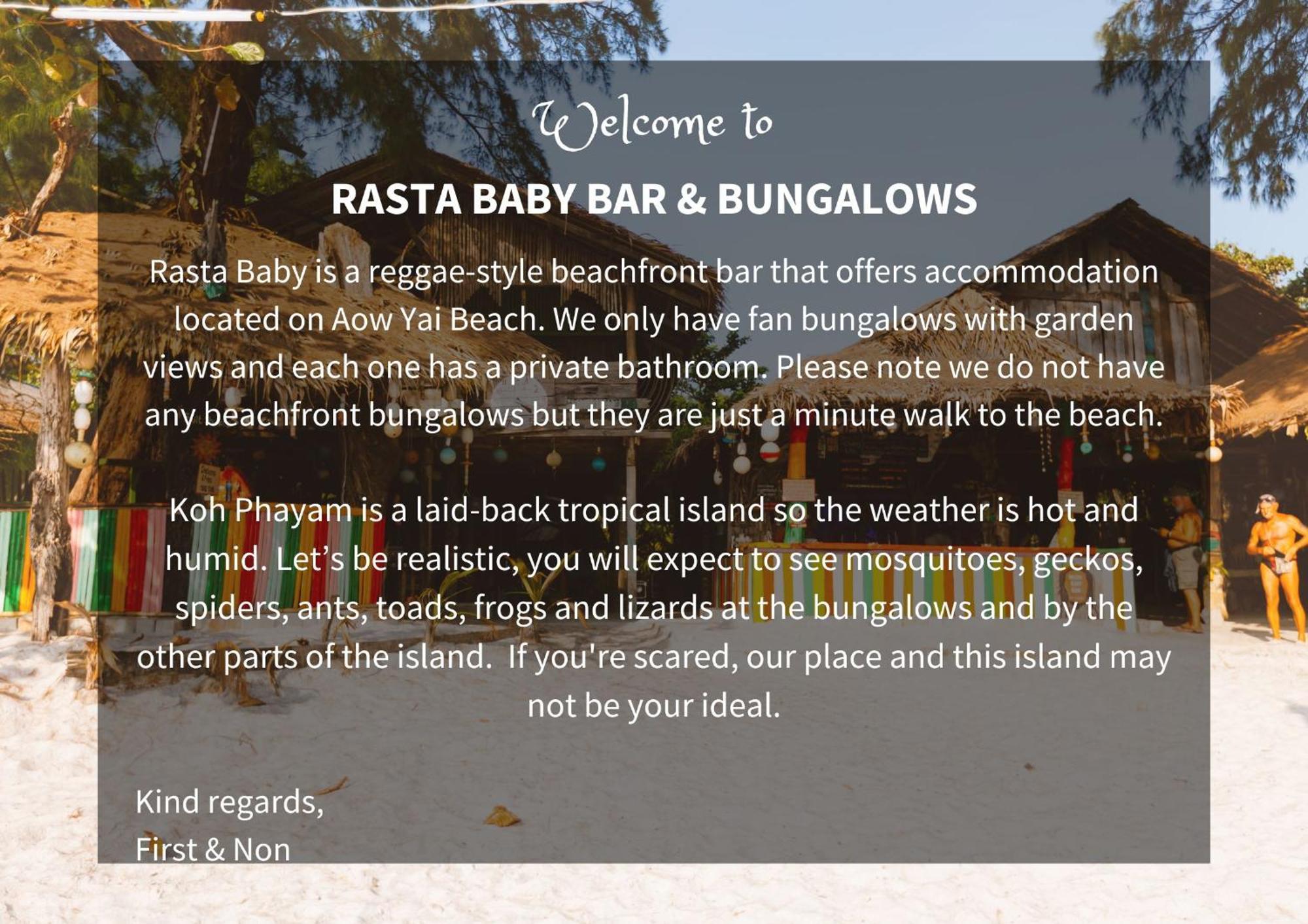 Rasta Baby Bar & Bungalows - Suitable For Young Travelers Koh Phayam Εξωτερικό φωτογραφία